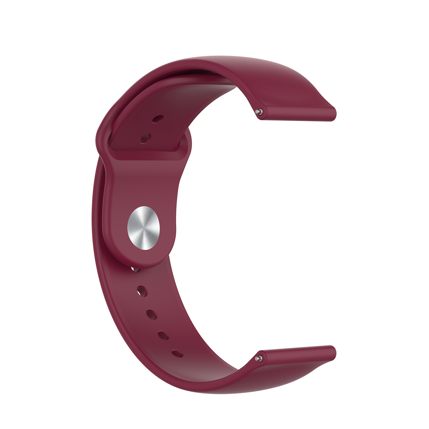 Polar Vantage M / Grit X Silicone Sport Strap - Wine Red