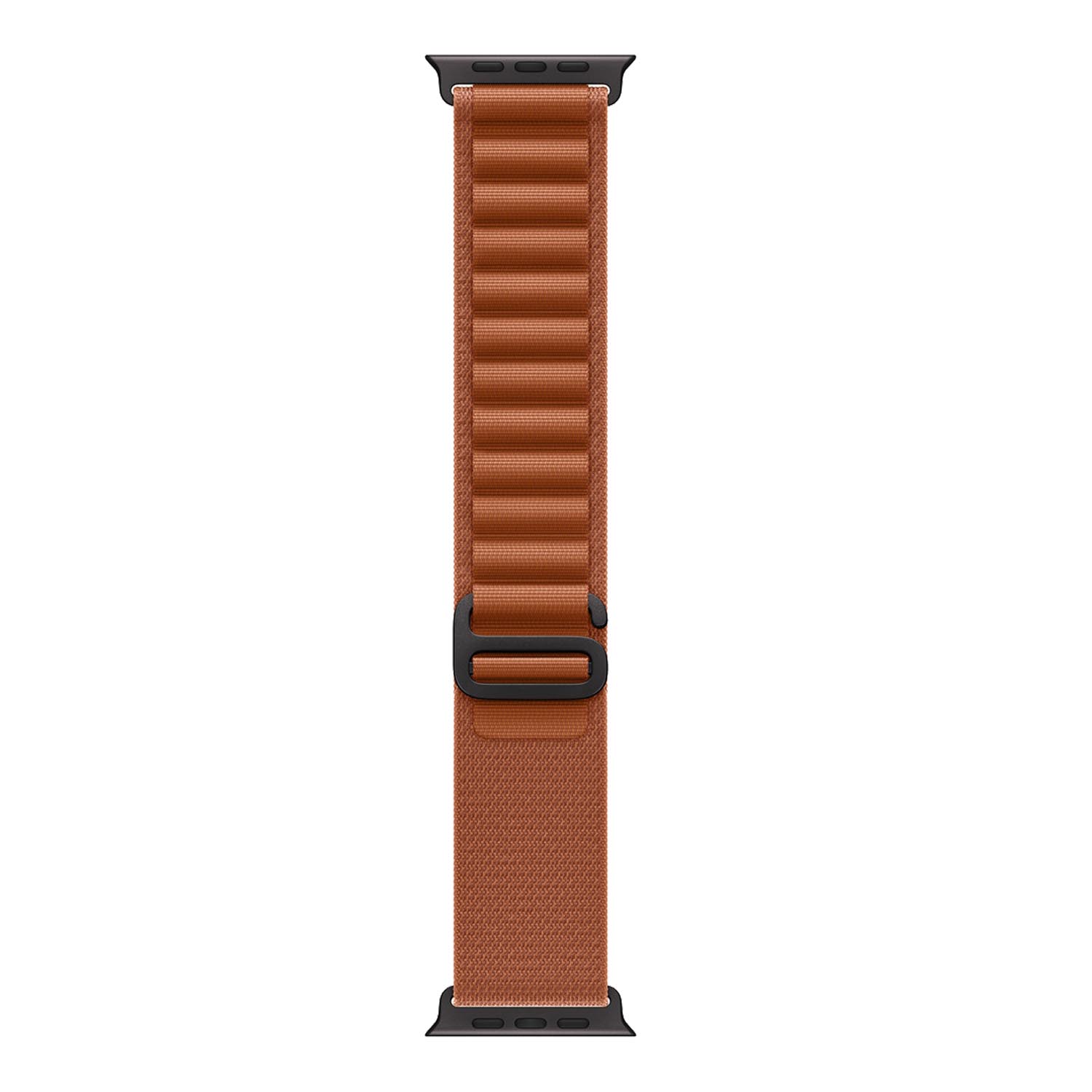 Apple Watch strap Alpine - nylon - terra cotta - black