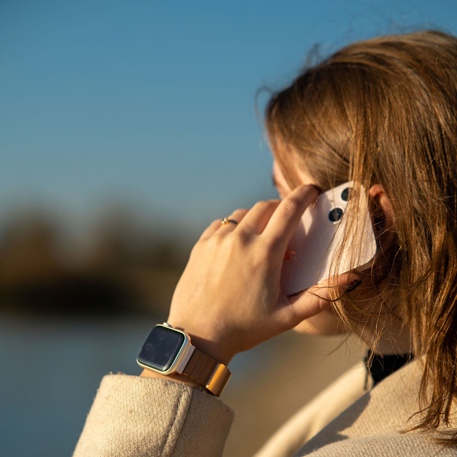 Apple Watch Leather Magnet Magna Strap - Brown