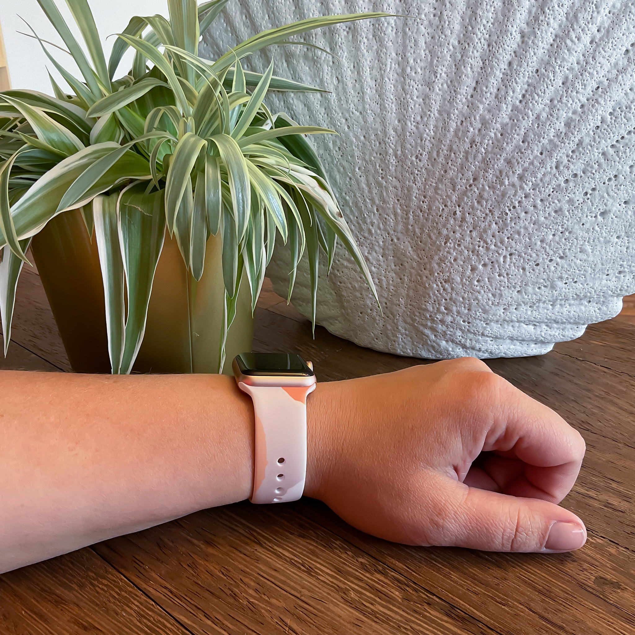 Apple Watch Sport Strap - Grapefruit Pink