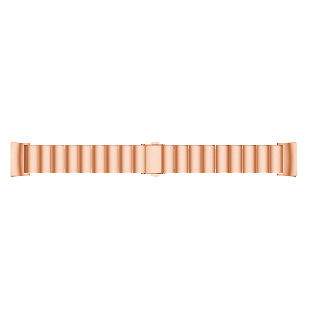 Fitbit Charge 3 &Amp; 4 Steel Link Strap - Rose Gold