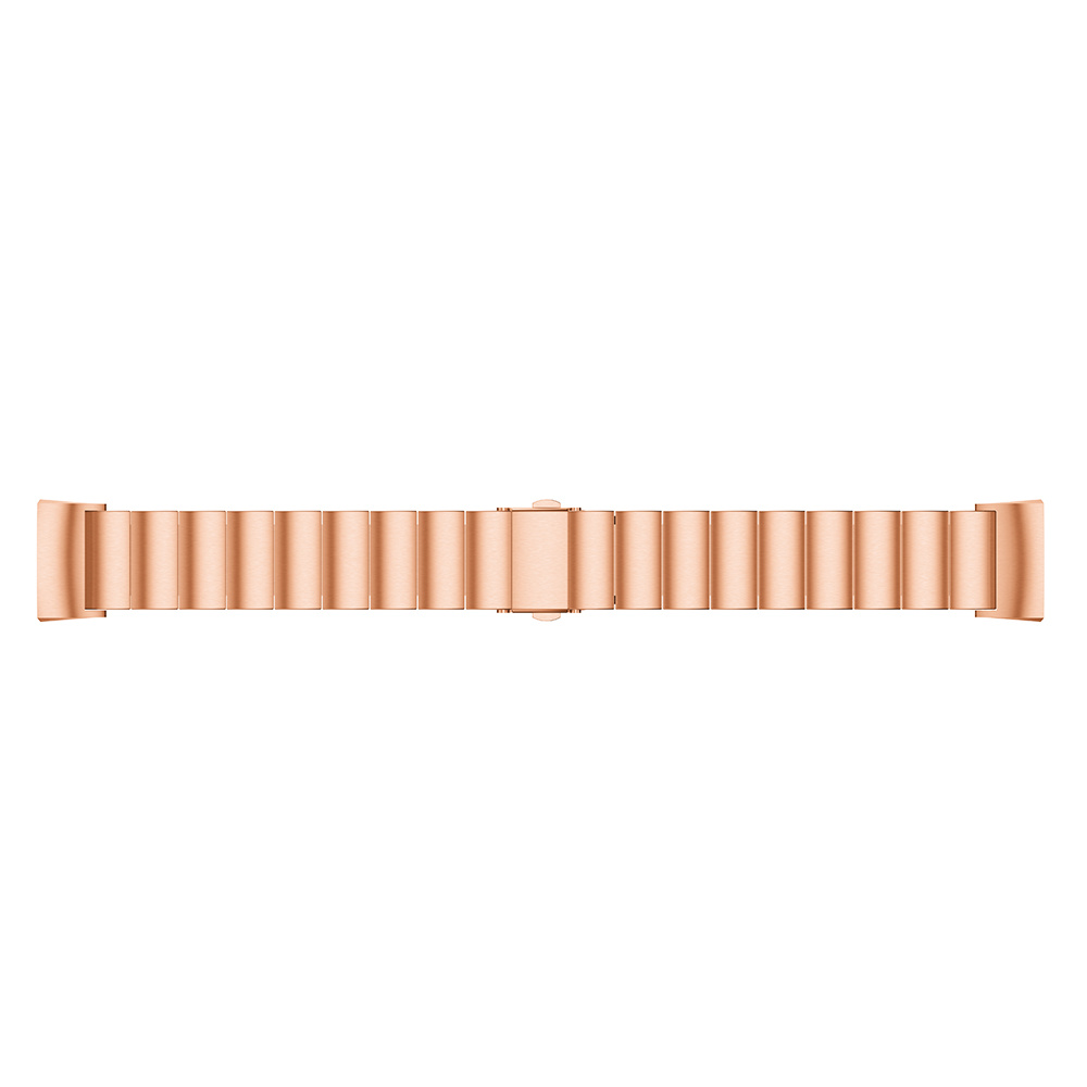 Fitbit Charge 3 &Amp; 4 Steel Link Strap - Rose Gold