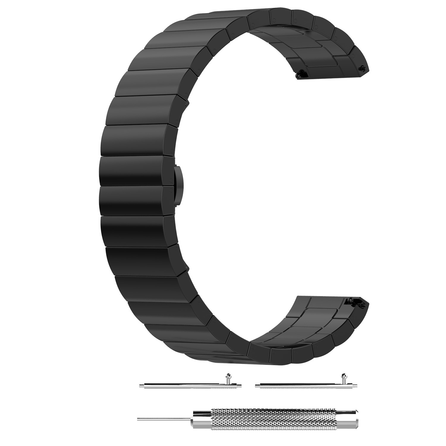 Samsung Galaxy Watch Steel Link Strap - Black