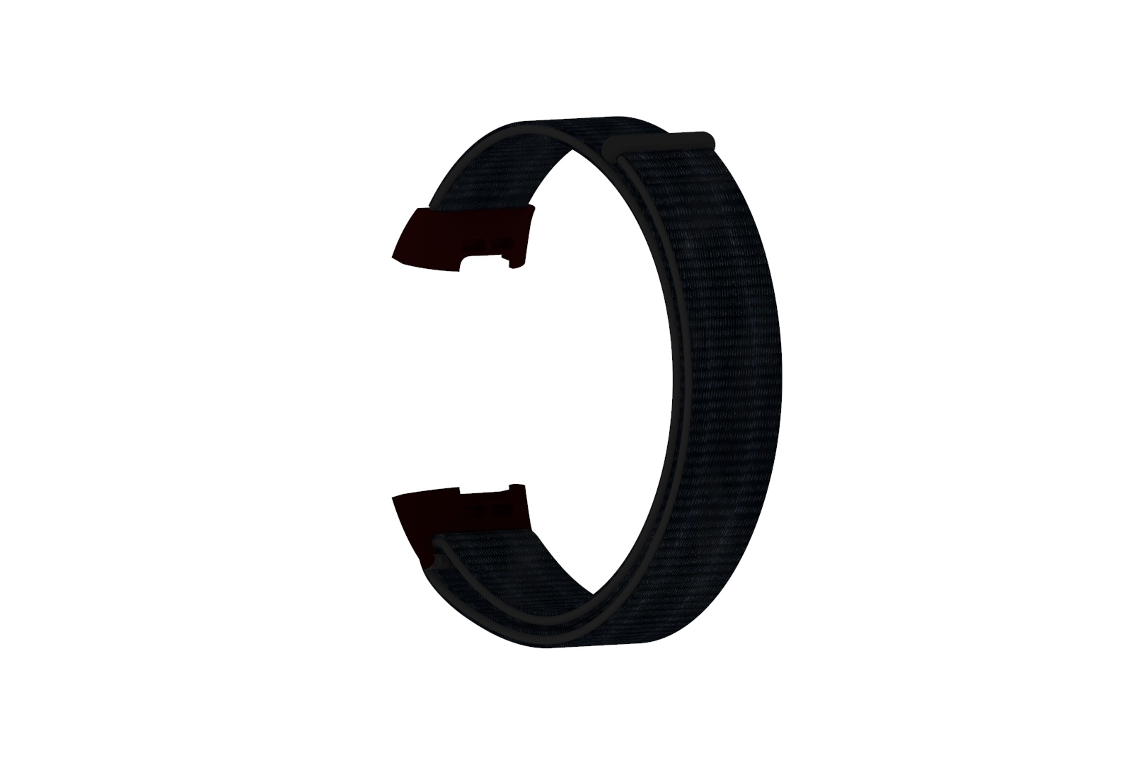 Fitbit Charge 3 &Amp; 4 Nylon Strap - Dark Black