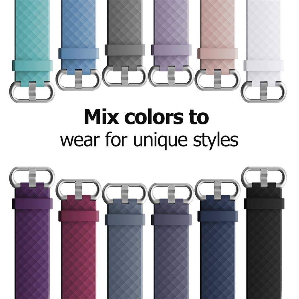 Fitbit Charge 3 &Amp; 4 Sport Waffle Strap - Dark Blue