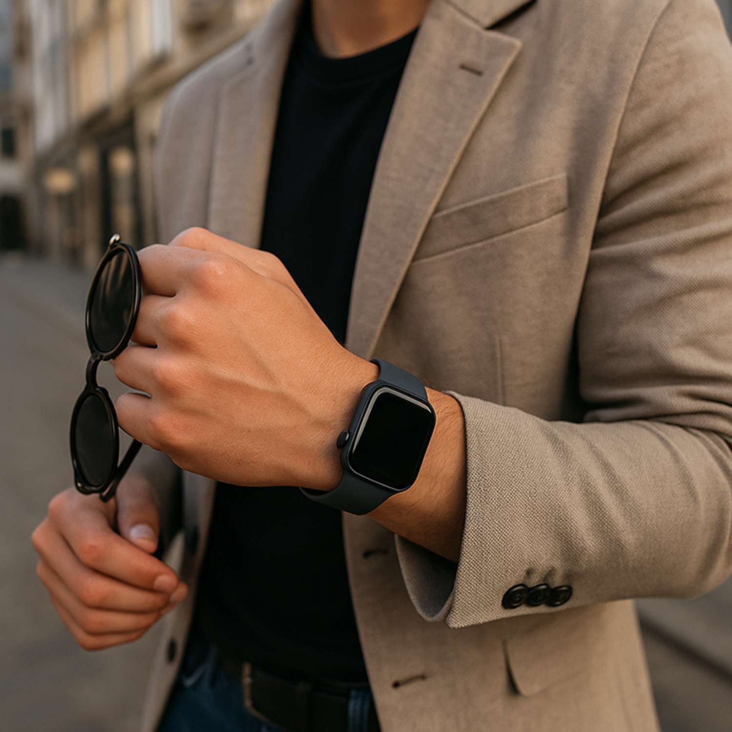 Apple Watch Sport band - stone grey