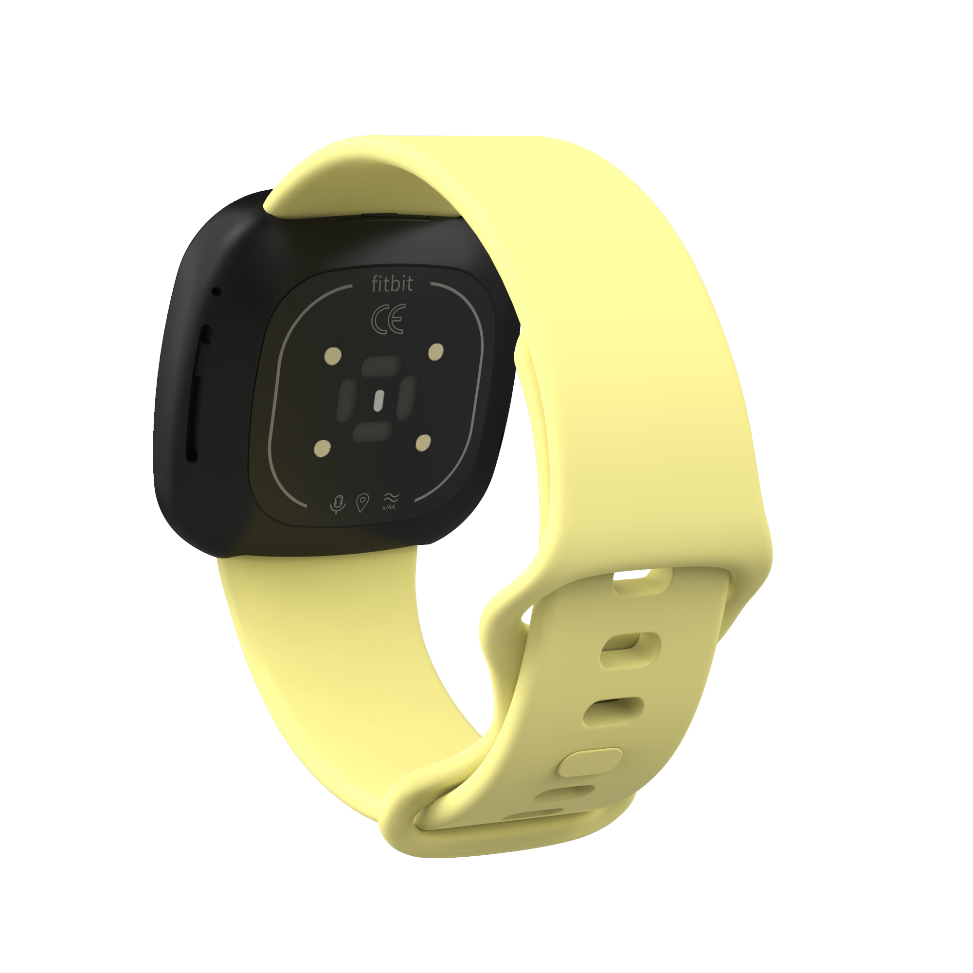 Fitbit Versa 3 / Sense Sport Strap - Yellow