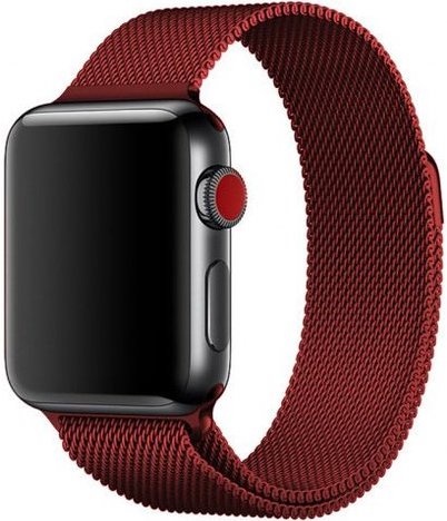 Apple Watch Milanese Strap - Red