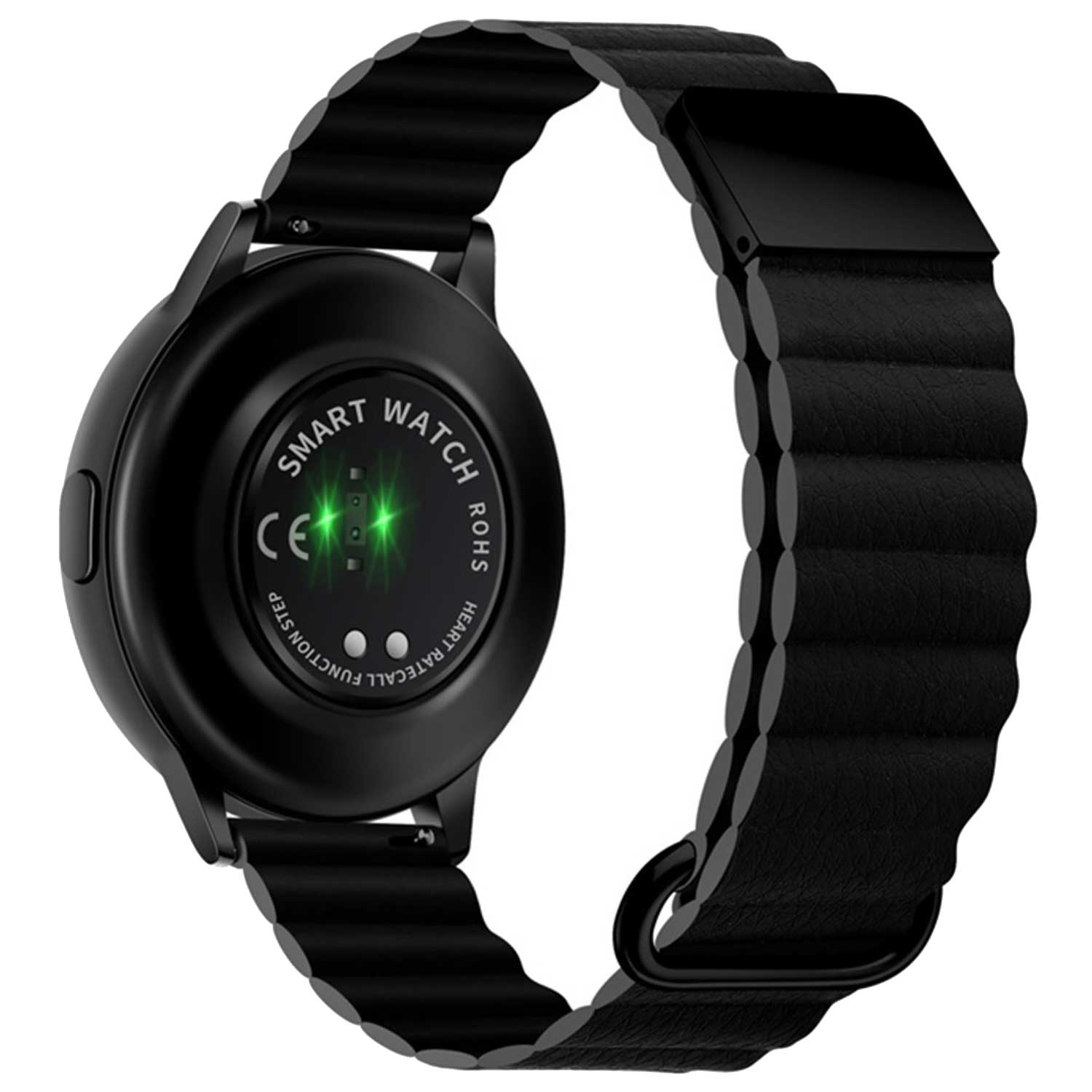 Samsung Galaxy Watch 7 Magnetic Leather Strap - Black
