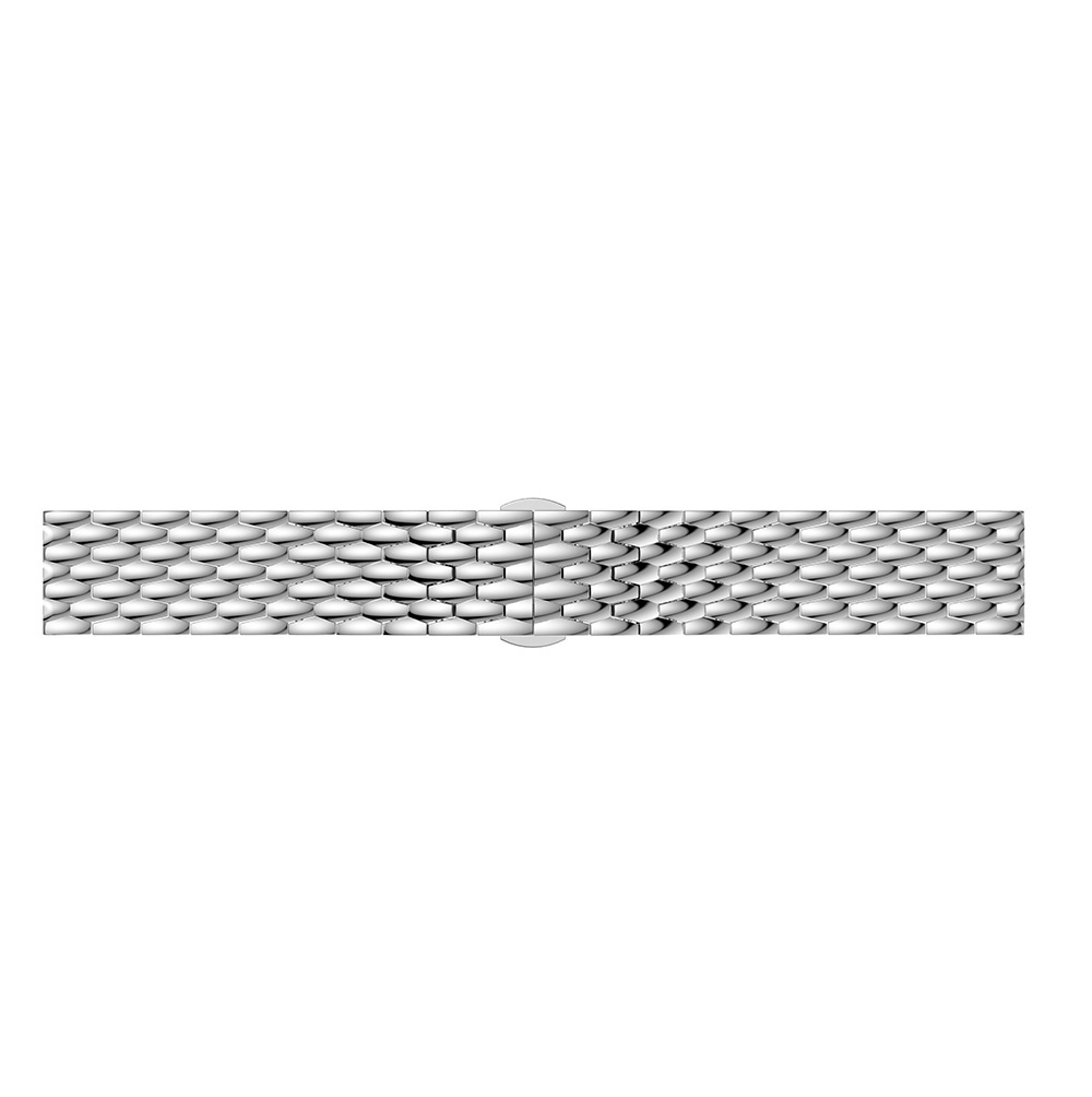 Garmin Vivoactive Dragon Steel Link Strap - Silver