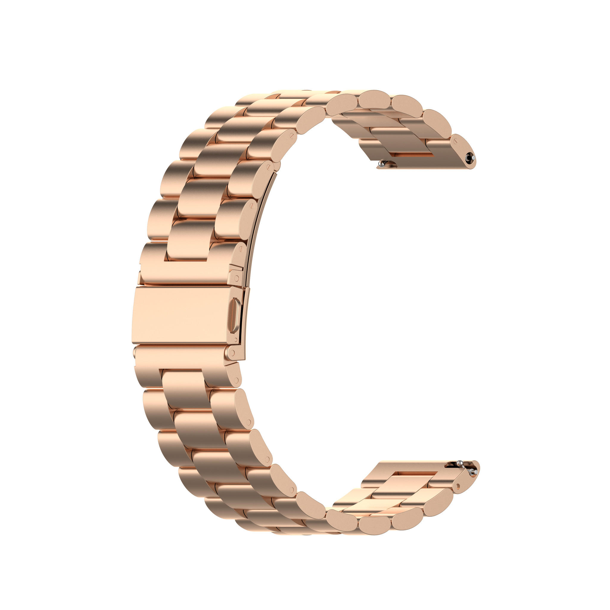 Garmin Vivoactive / Vivomove Beads Steel Link Strap - Rose Gold