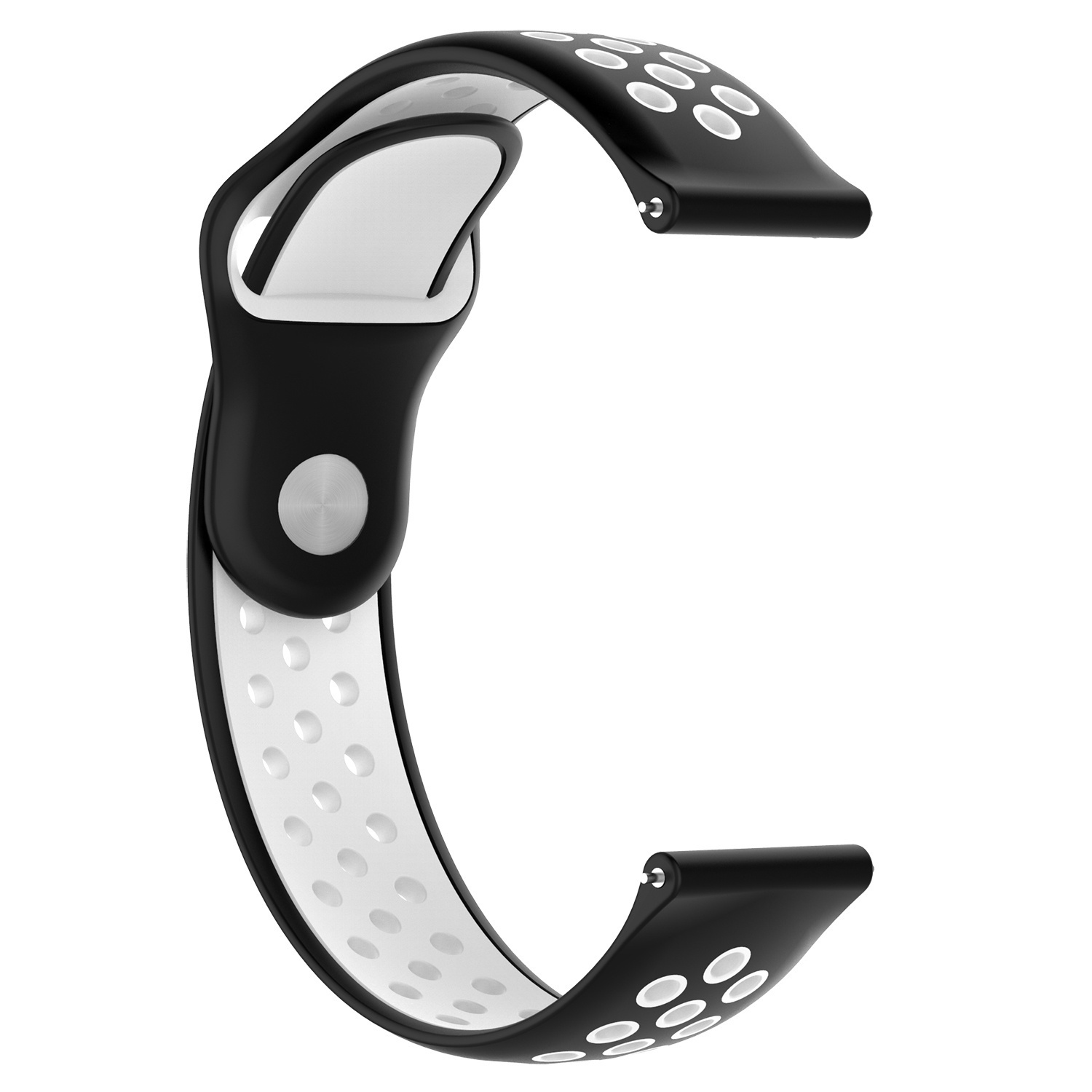Polar Ignite Double Sport Strap - Black And White