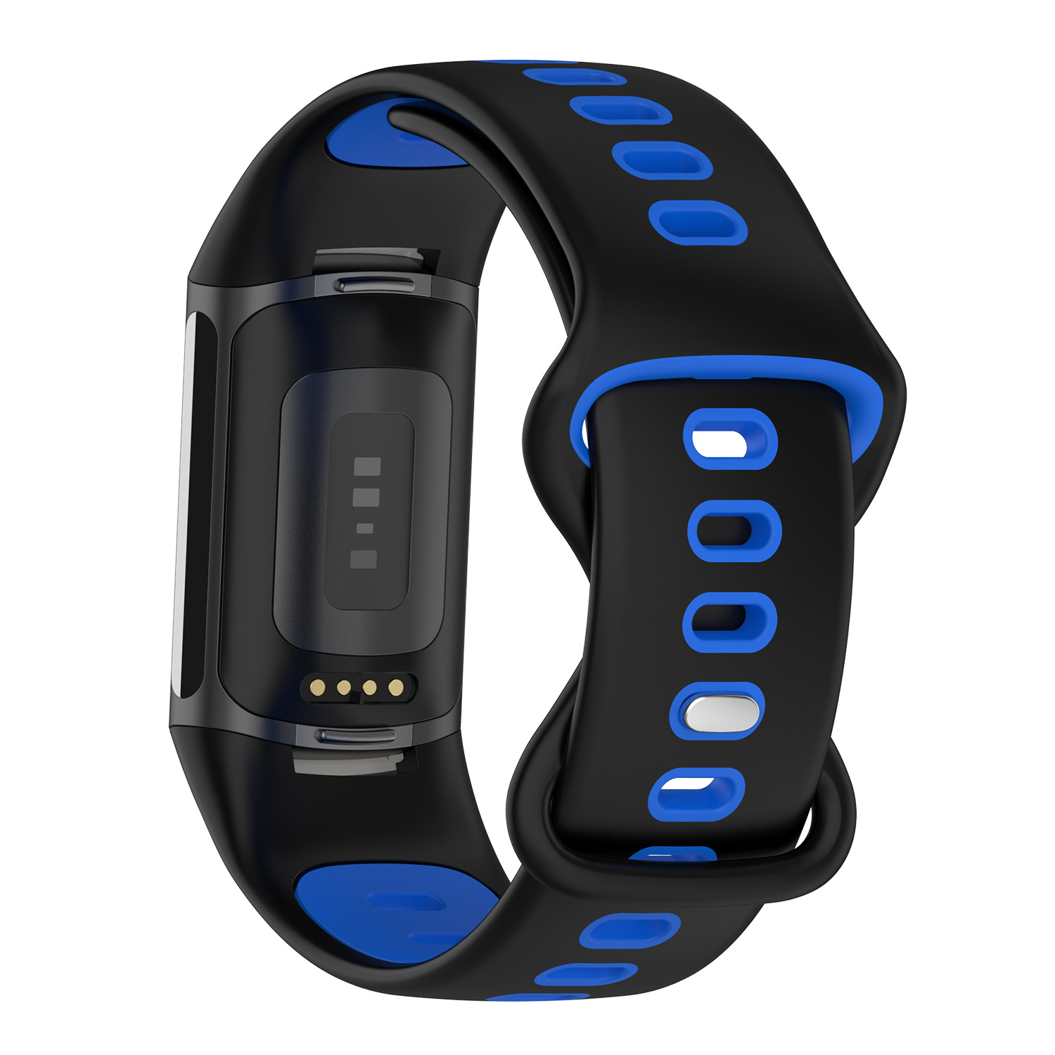 Fitbit Charge 5 Double Sport Strap - Black Blue