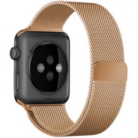 Apple Watch Milanese Strap - Rose Gold