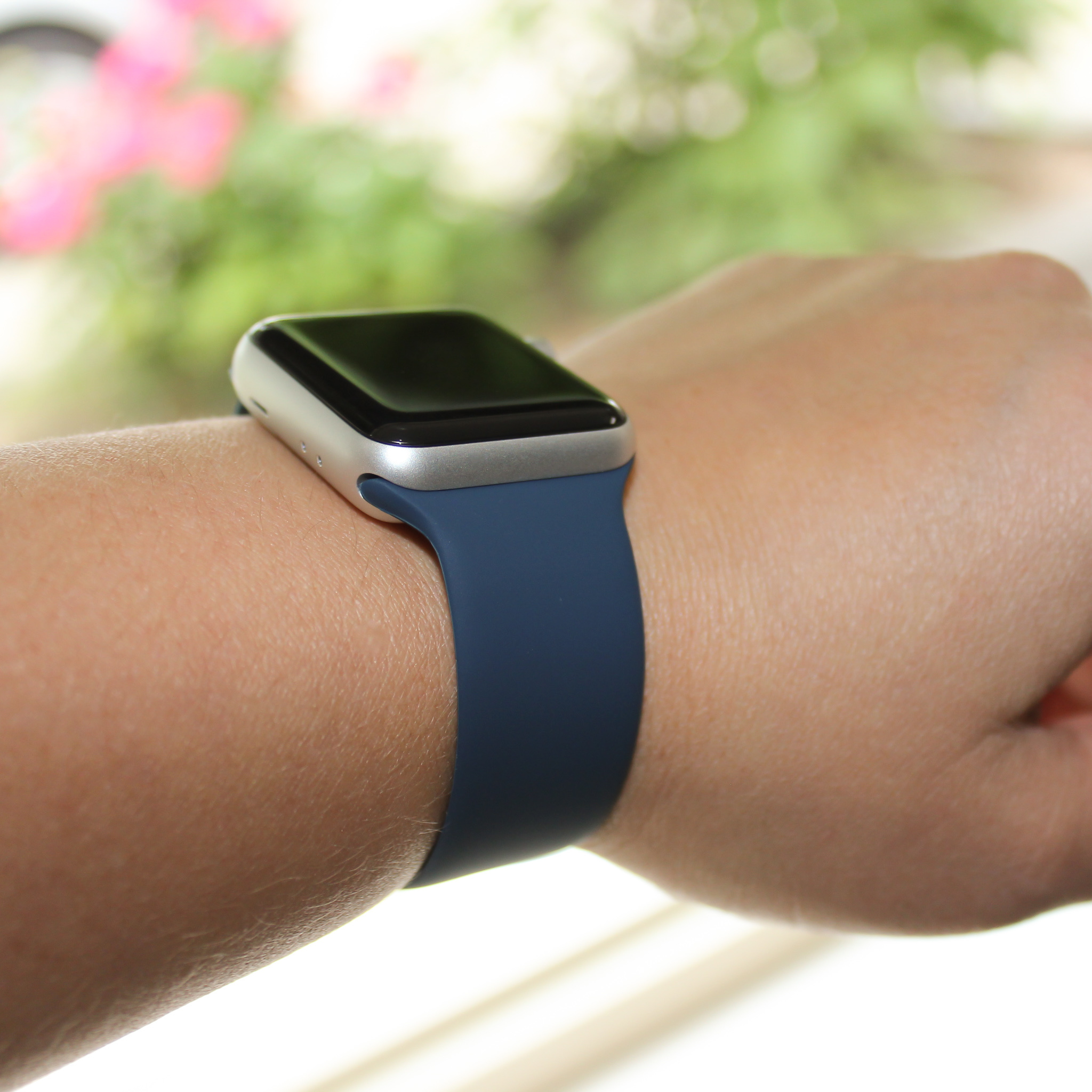 Apple Watch Sport Solo Strap - Abyss Blue
