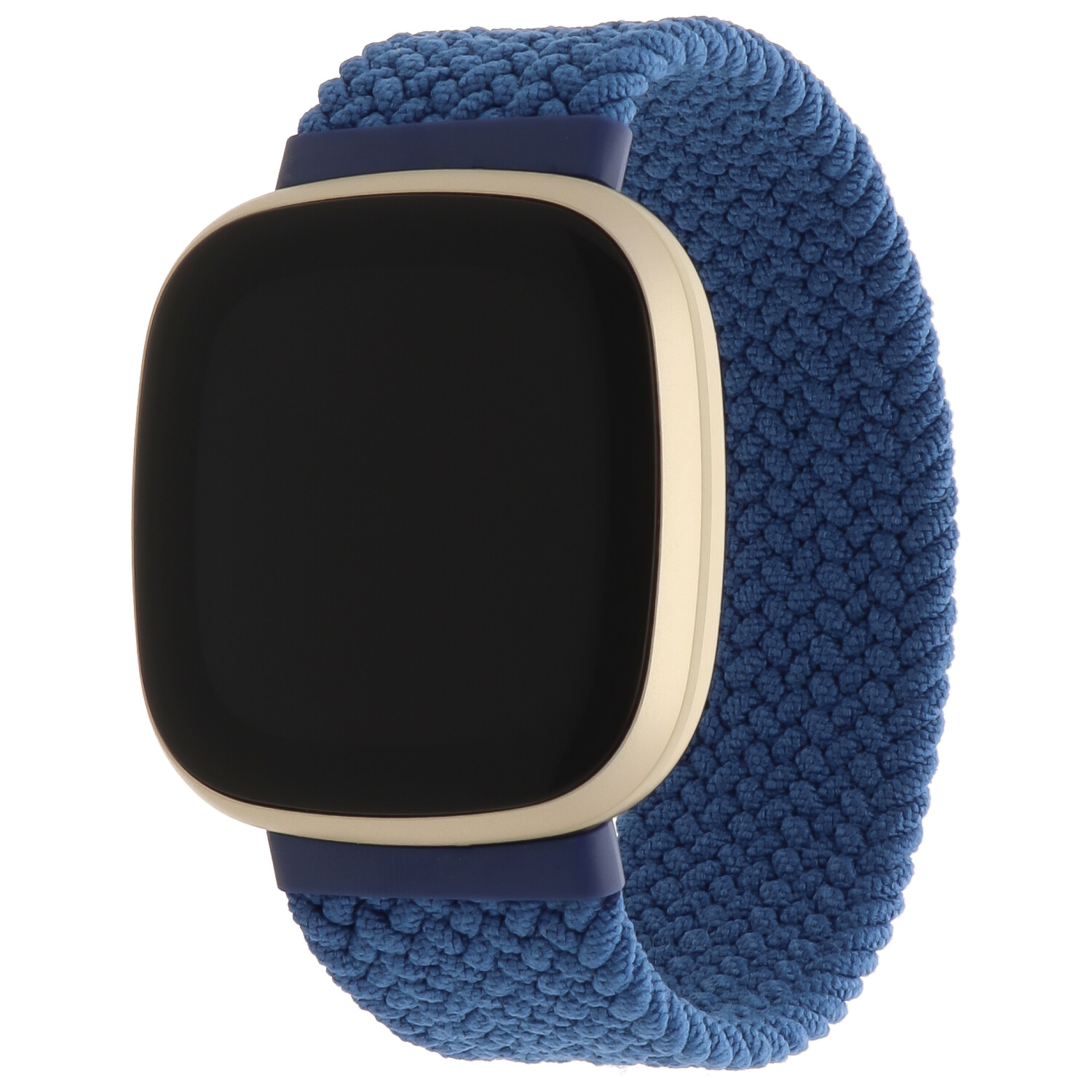 Fitbit Versa 3 / Sense Nylon Braided Solo Strap - Atlantic Blue