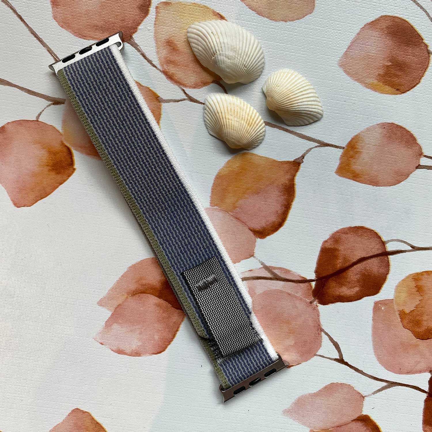 Apple Watch Nylon Trail Strap - Green Grey