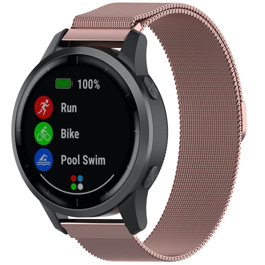 Samsung Galaxy Watch Milanese Strap - Pink Red