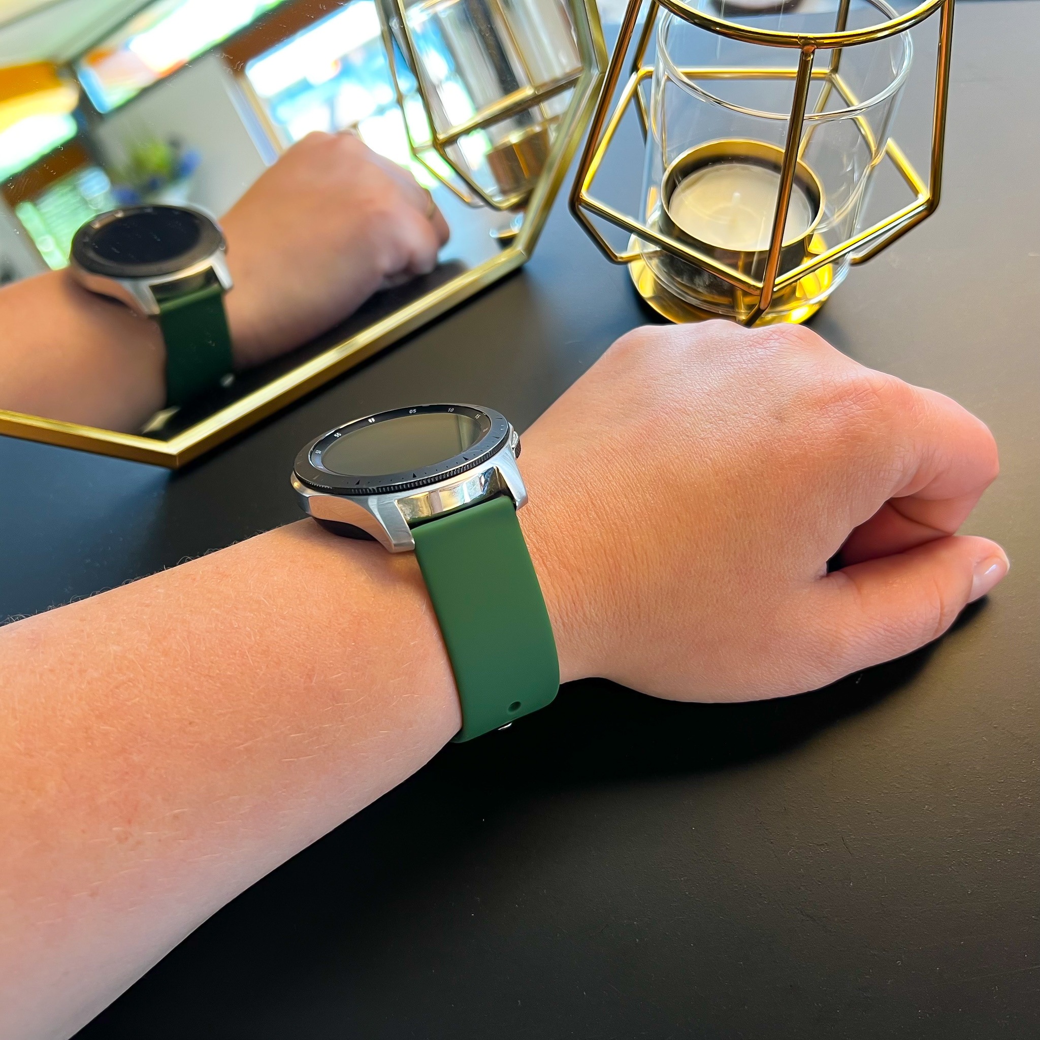 Samsung Galaxy Watch Silicone Sport Strap - Army Green