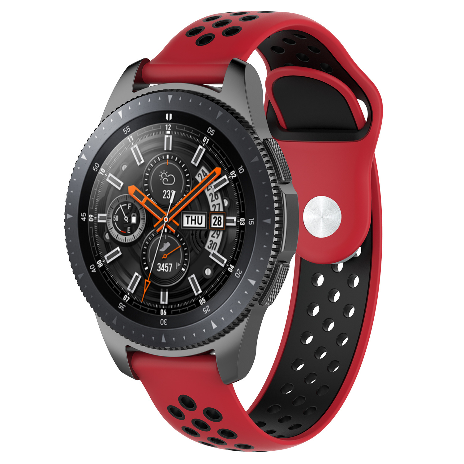 Huawei Watch Gt Double Sport Strap - Red Black