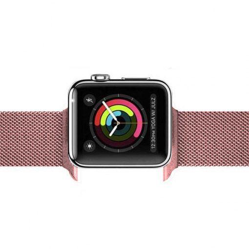 Apple Watch Milanese Strap - Pink Red