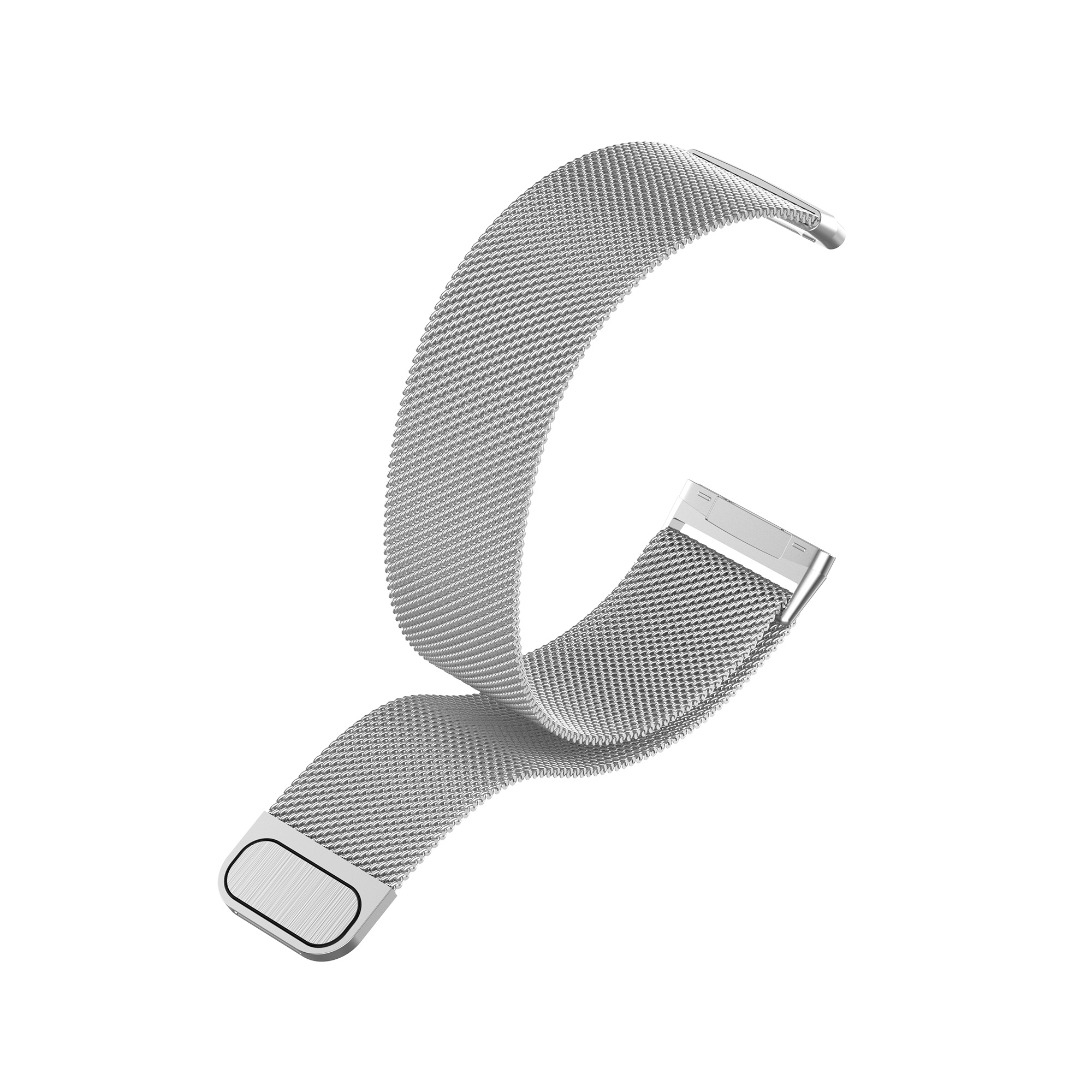 Fitbit Versa 3 / Sense Milanese Strap - Silver