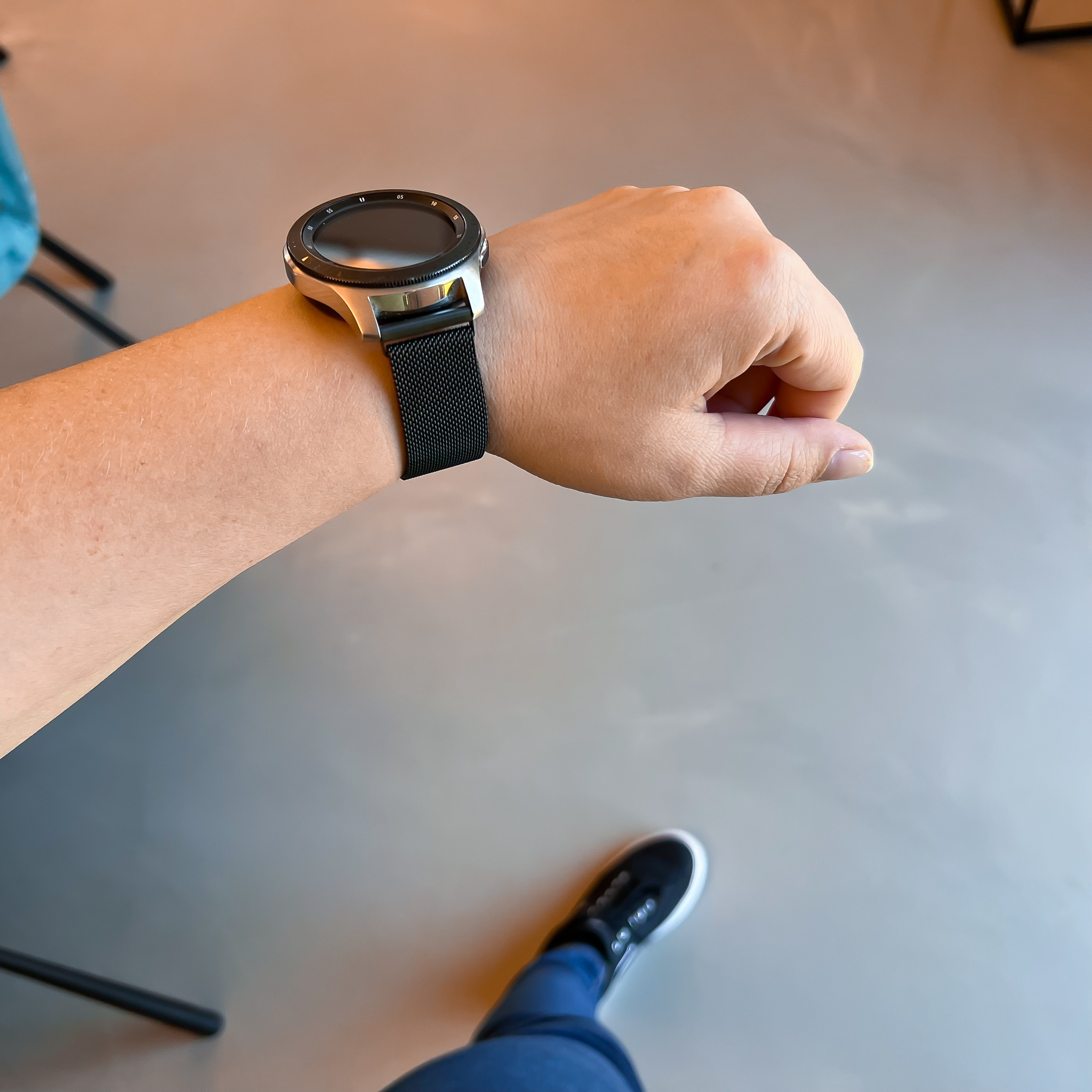 Samsung Galaxy Watch Milanese Strap - Black