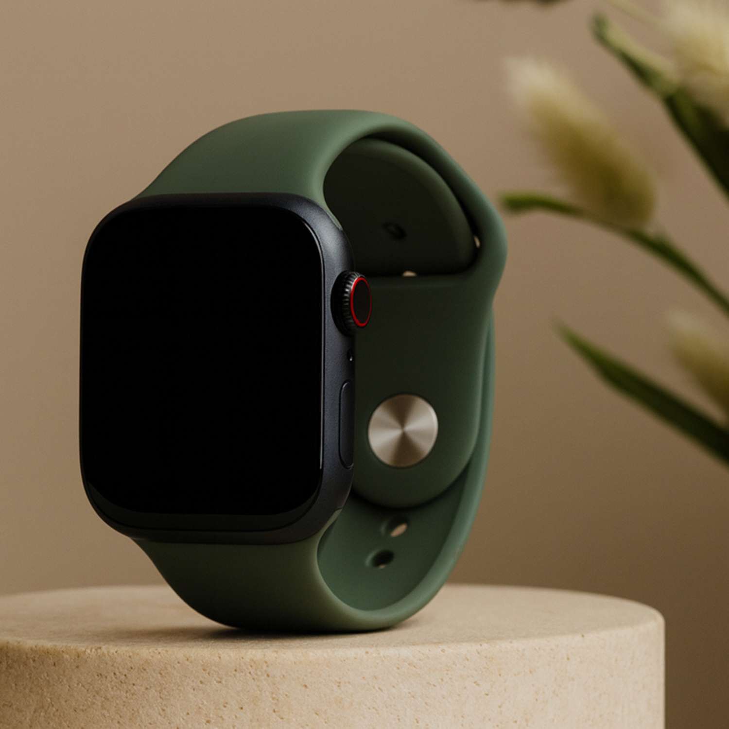 Apple Watch Sport Strap - Olive Green