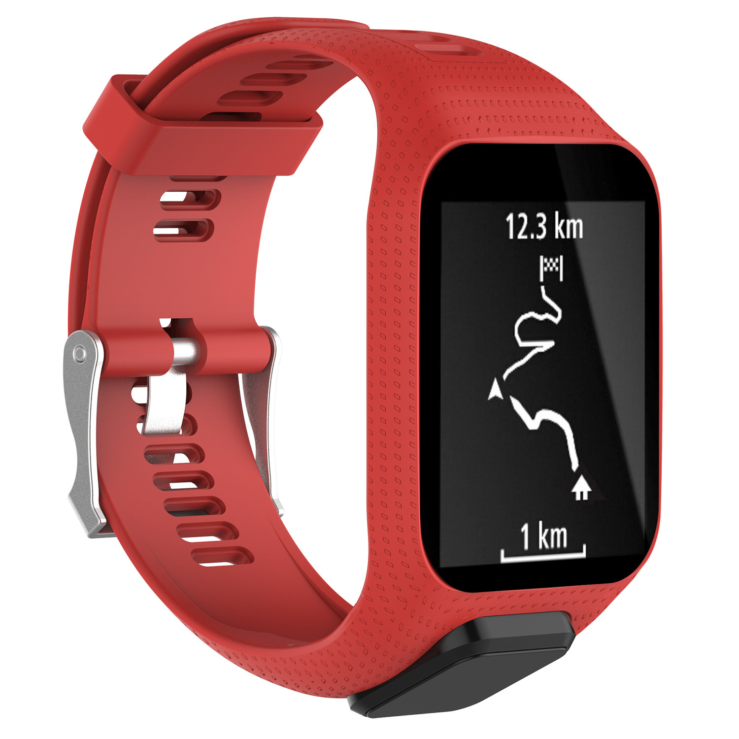 Tomtom Runner / Spark / Adventure Sport Buckle Strap - Red