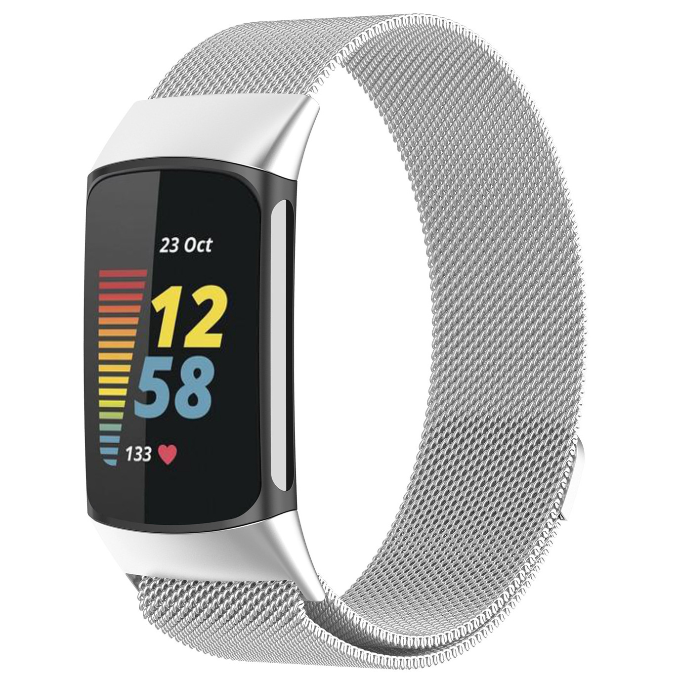 Fitbit Charge 5 Milanese Strap - Silver