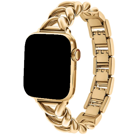 Apple Watch Heart Steel Link Strap - Lisa Gold