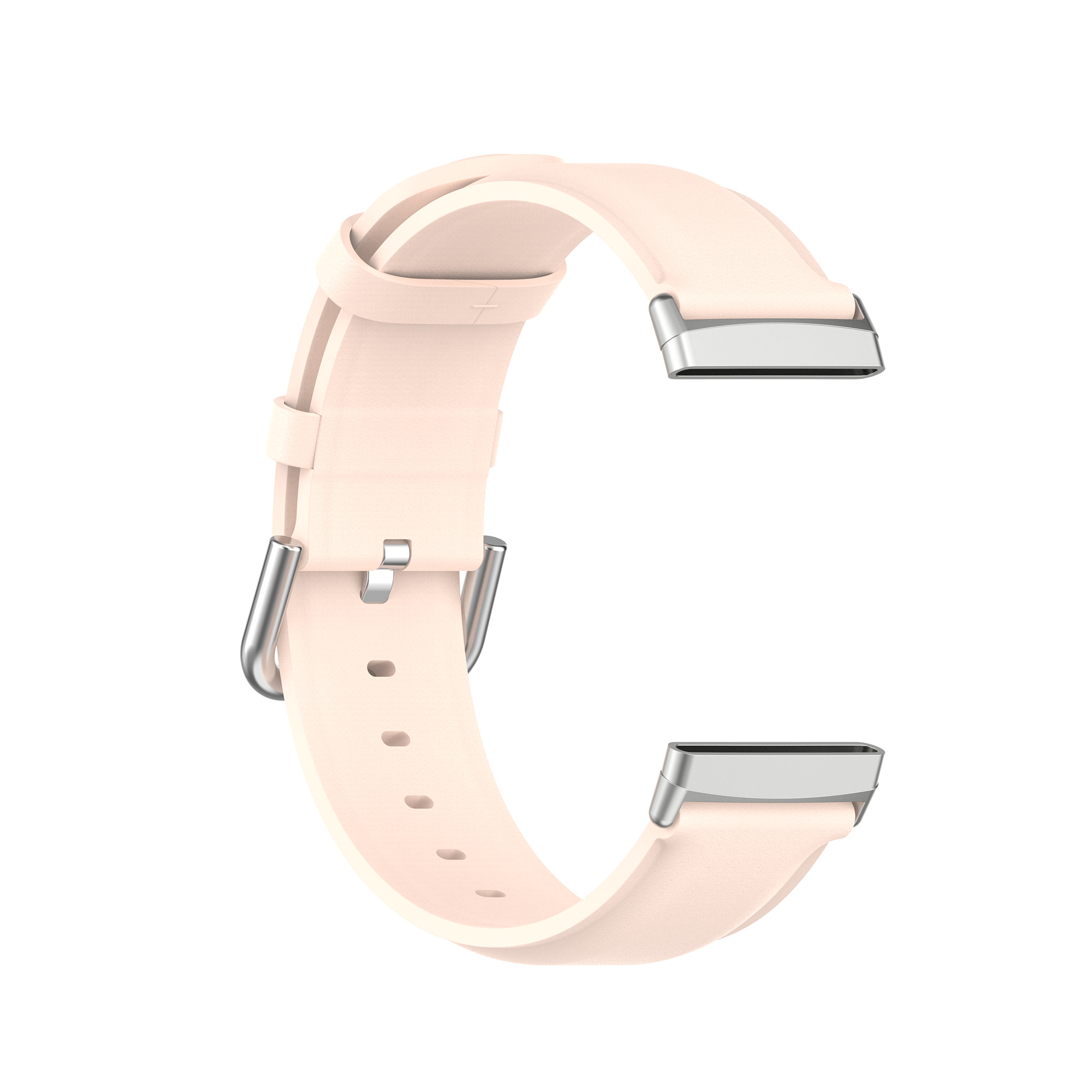 Fitbit Versa 3 / Sense Leather Strap - Pink