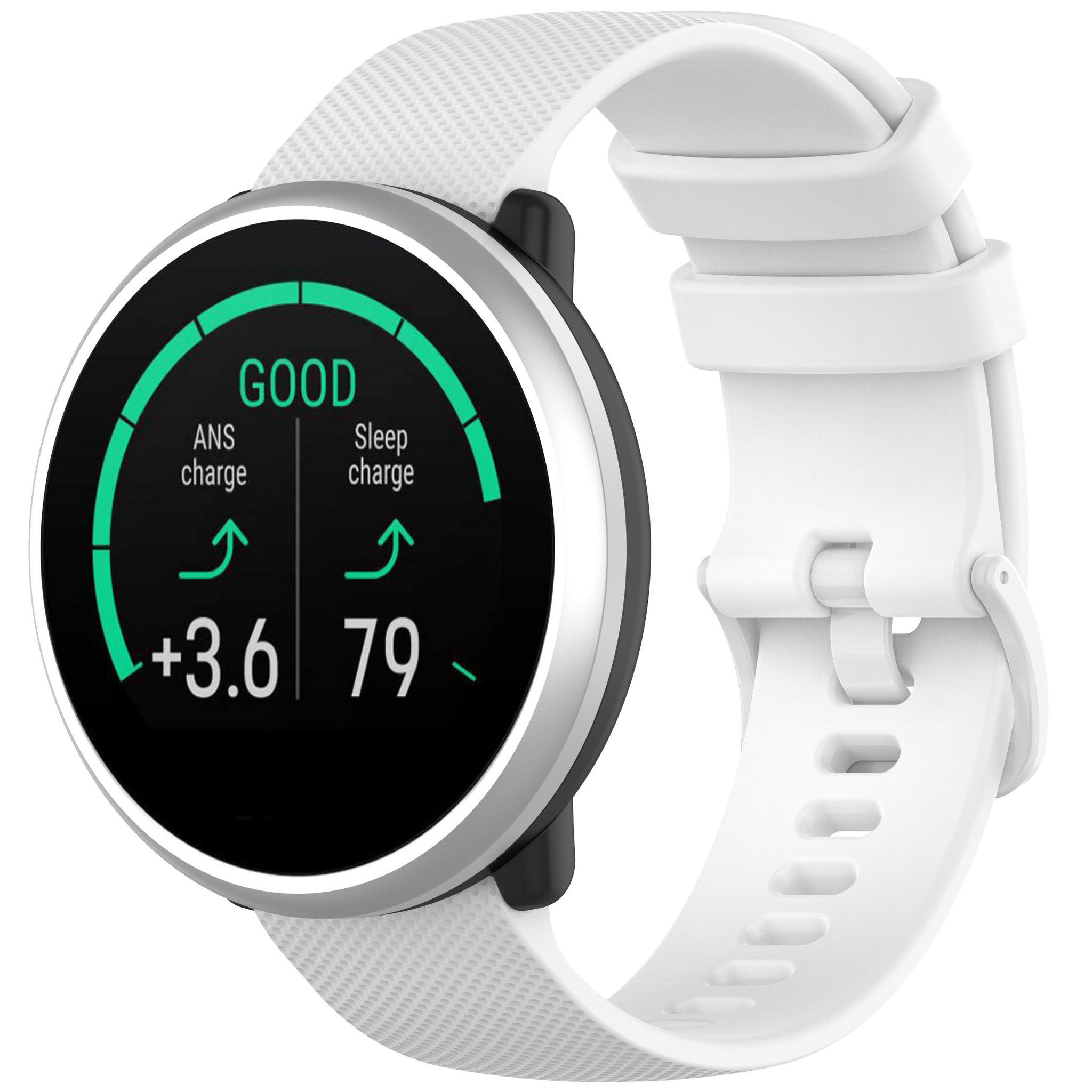 Polar Ignite Sport Buckle Strap - White