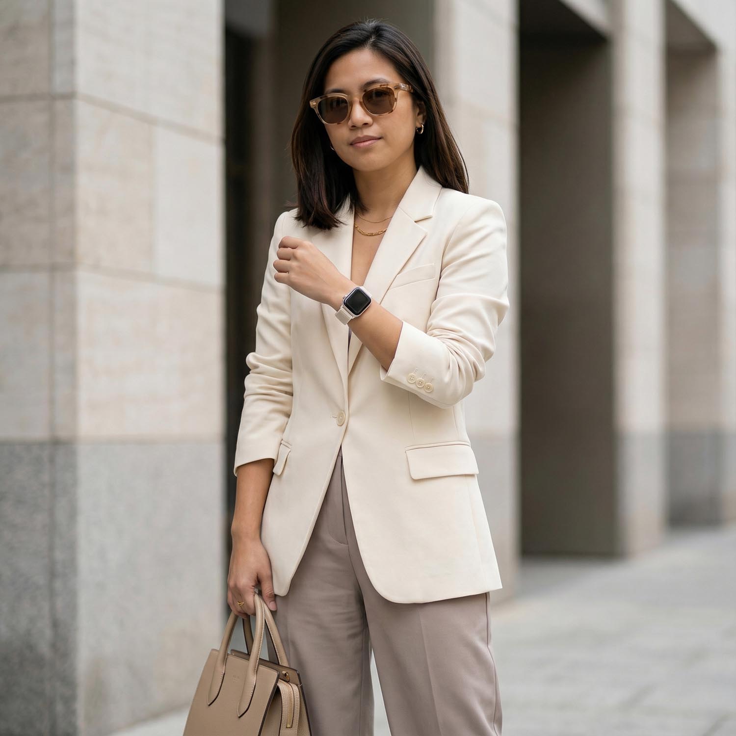 Apple Watch Nylon Sport Loop Strap - Starlight