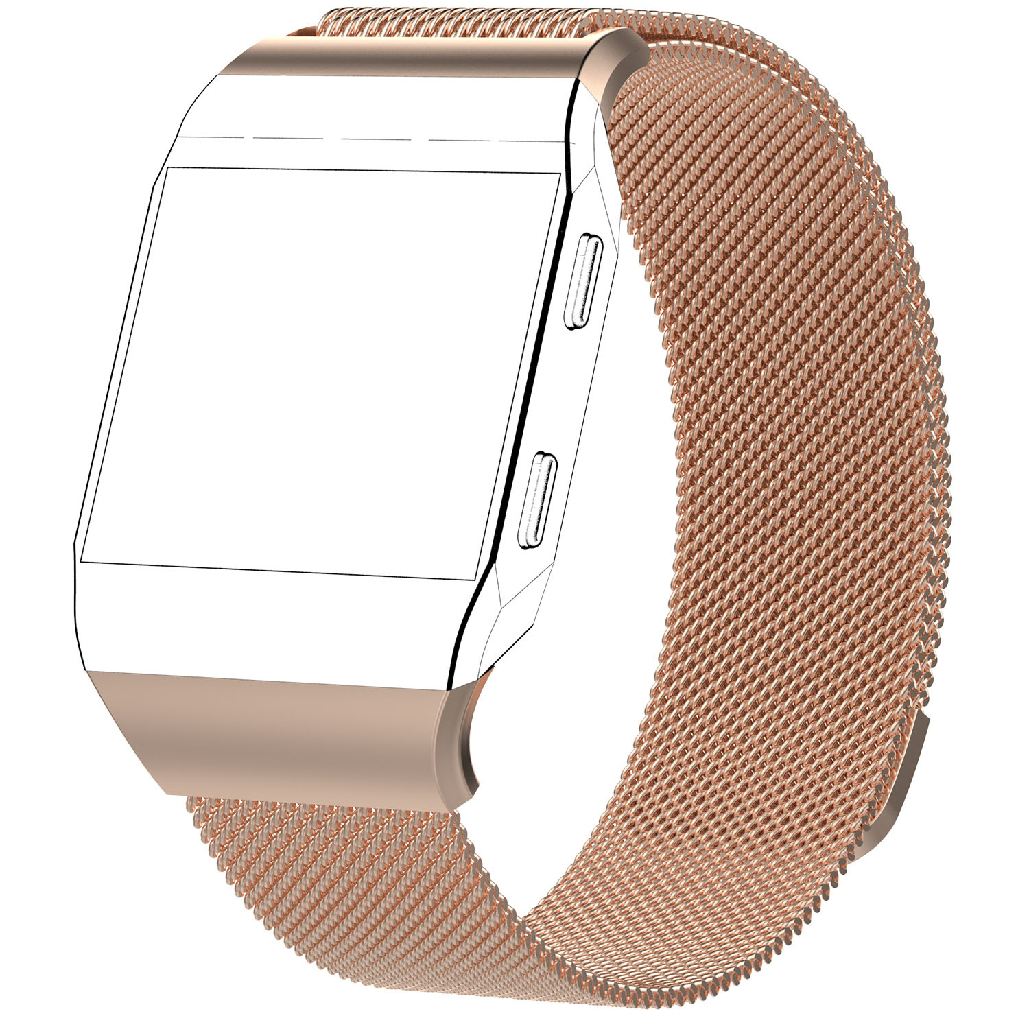 Fitbit Ionic Milanese Strap - Rose Gold