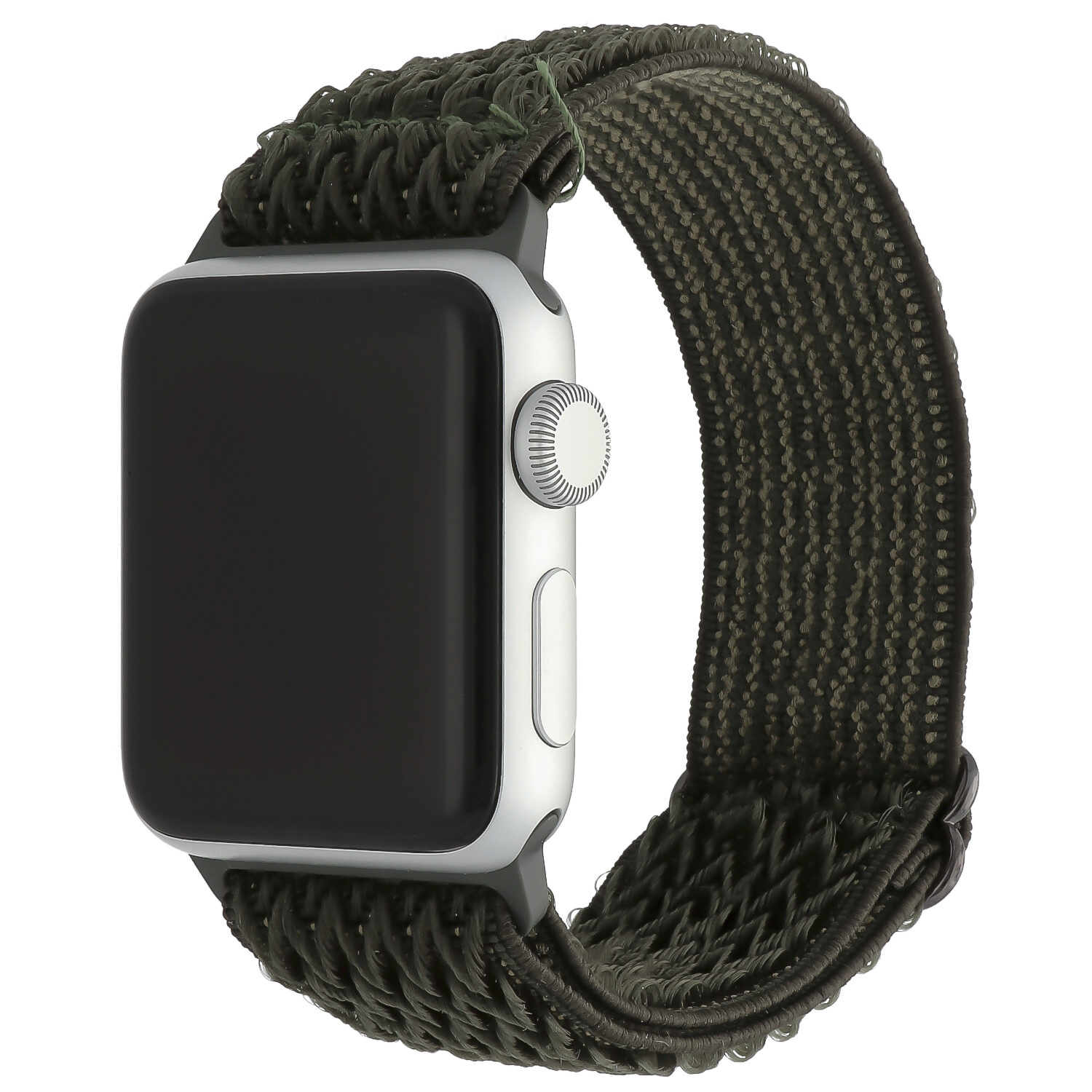 Apple Watch Nylon Woven Solo Strap - Army Green