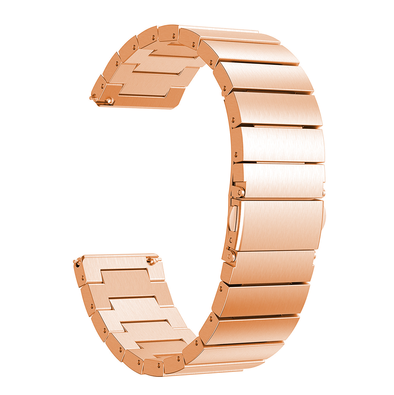 Fitbit Versa Steel Link Strap - Rose Gold