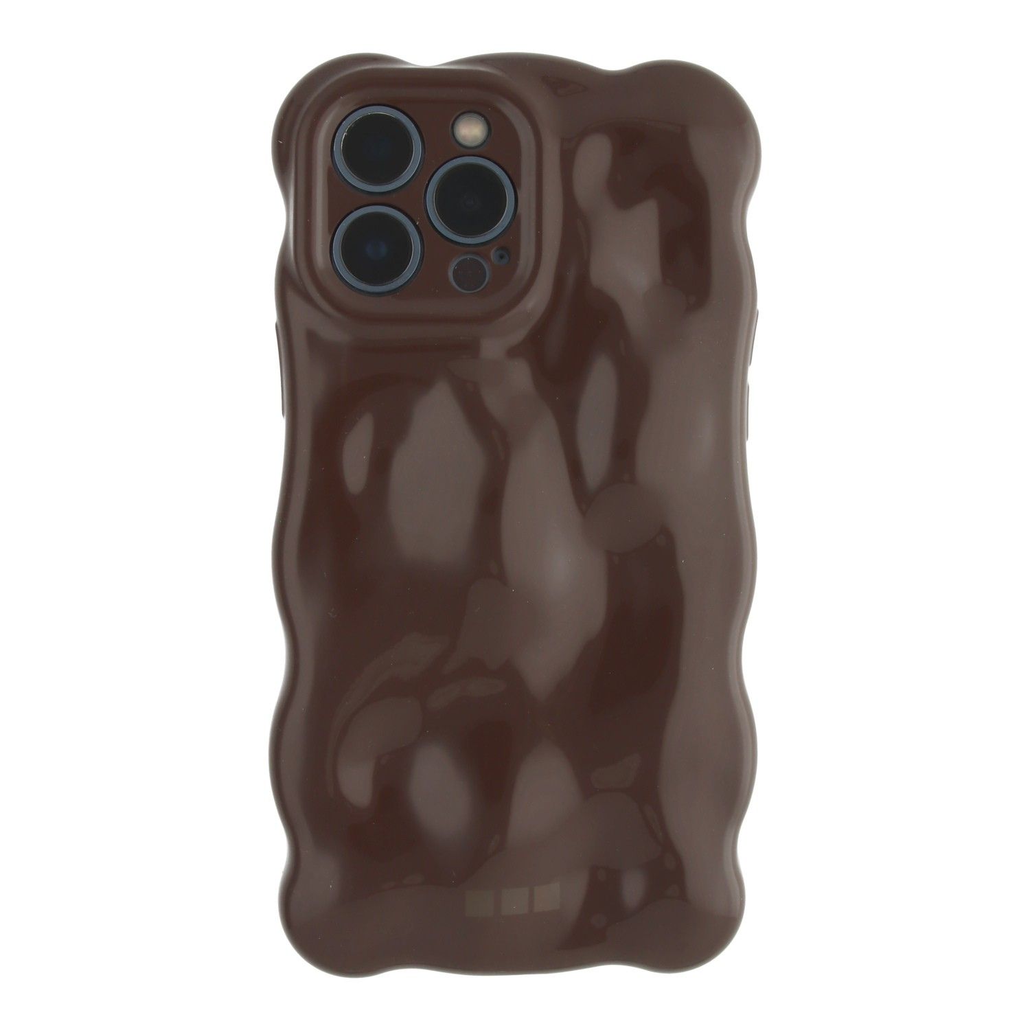 iPhone 16 case Bubble - dark brown