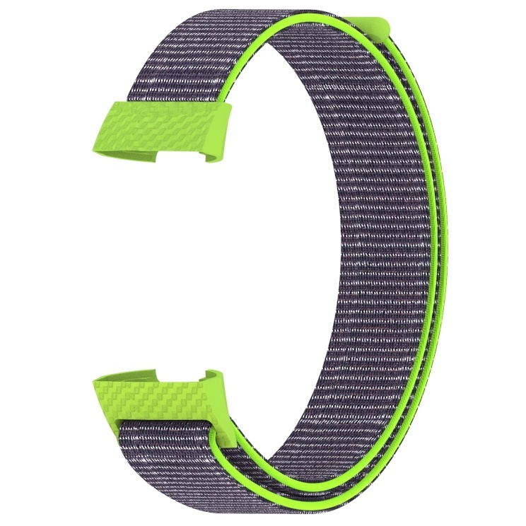 Fitbit Charge 3 &Amp; 4 Nylon Strap - Bright Yellow