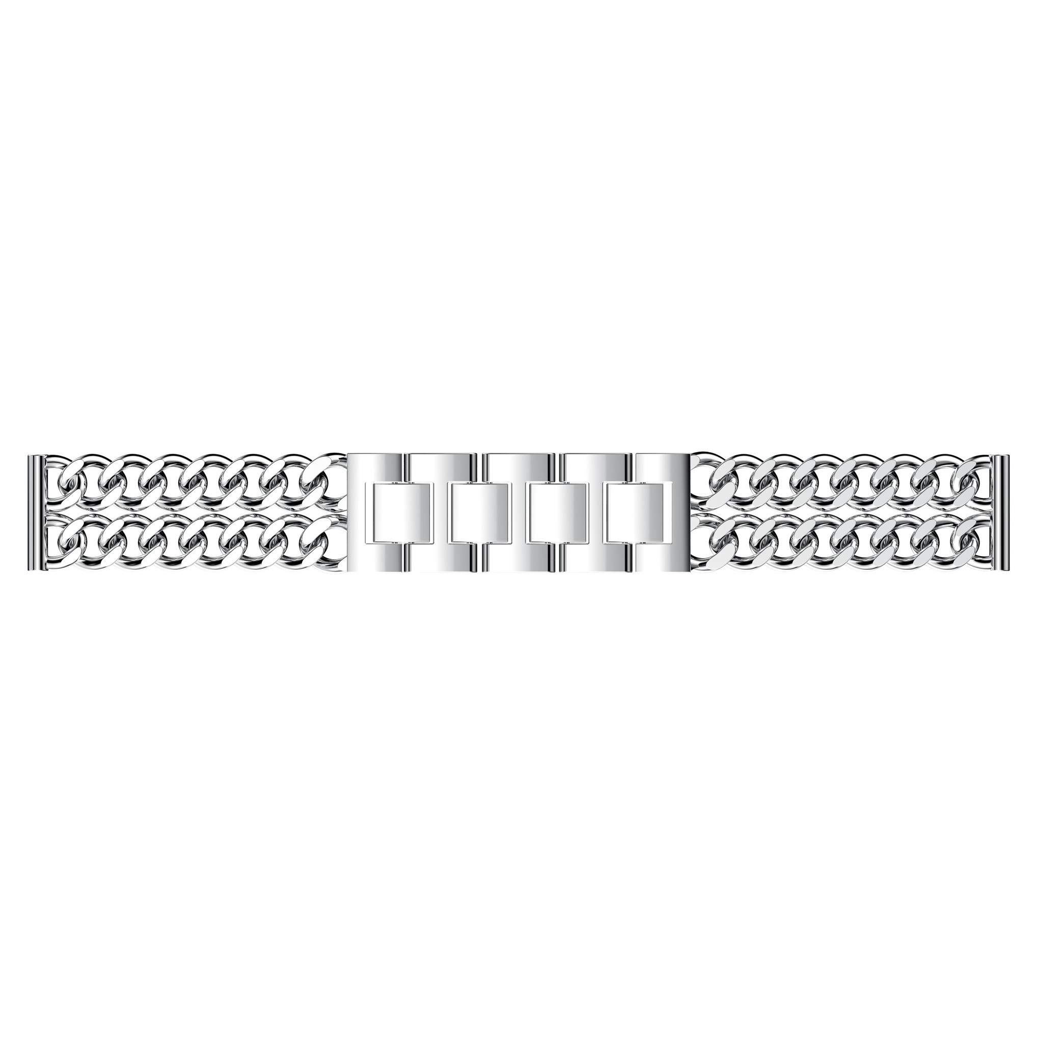 Garmin Vivoactive Cowboy Steel Link Strap - Silver