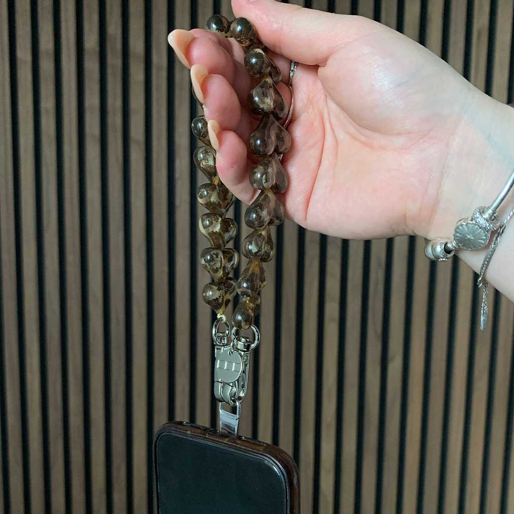Cell phone chains Heart