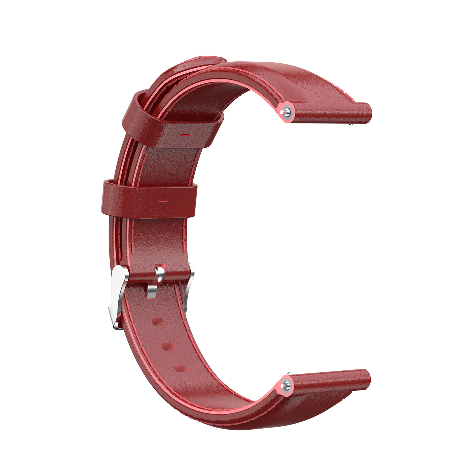Samsung Galaxy Watch Leather Strap - Red