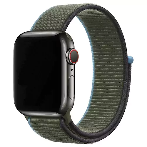 Apple Watch Nylon Sport Loop Strap - Inverness Green