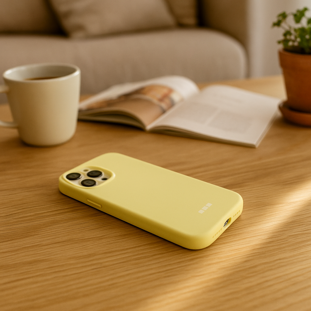 iPhone 14 case Coloree - silicone - yellow