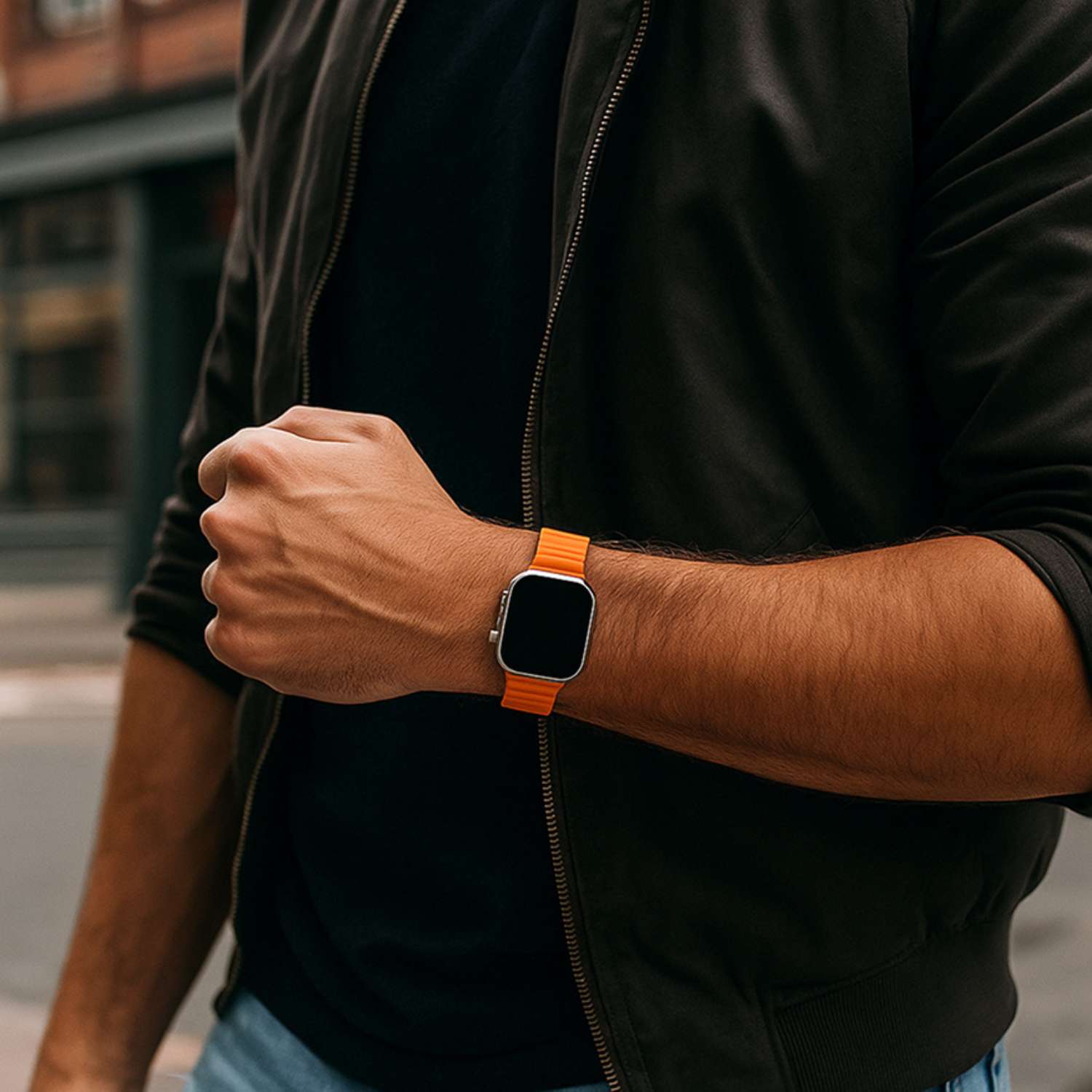 Apple Watch Sport Ocean Strap - Orange