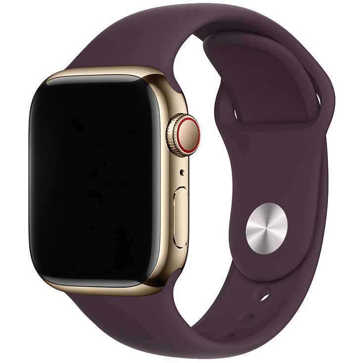 Apple-Watch-bandje-Vyon-siliconen-donkere kers-123watches-hoofdfoto