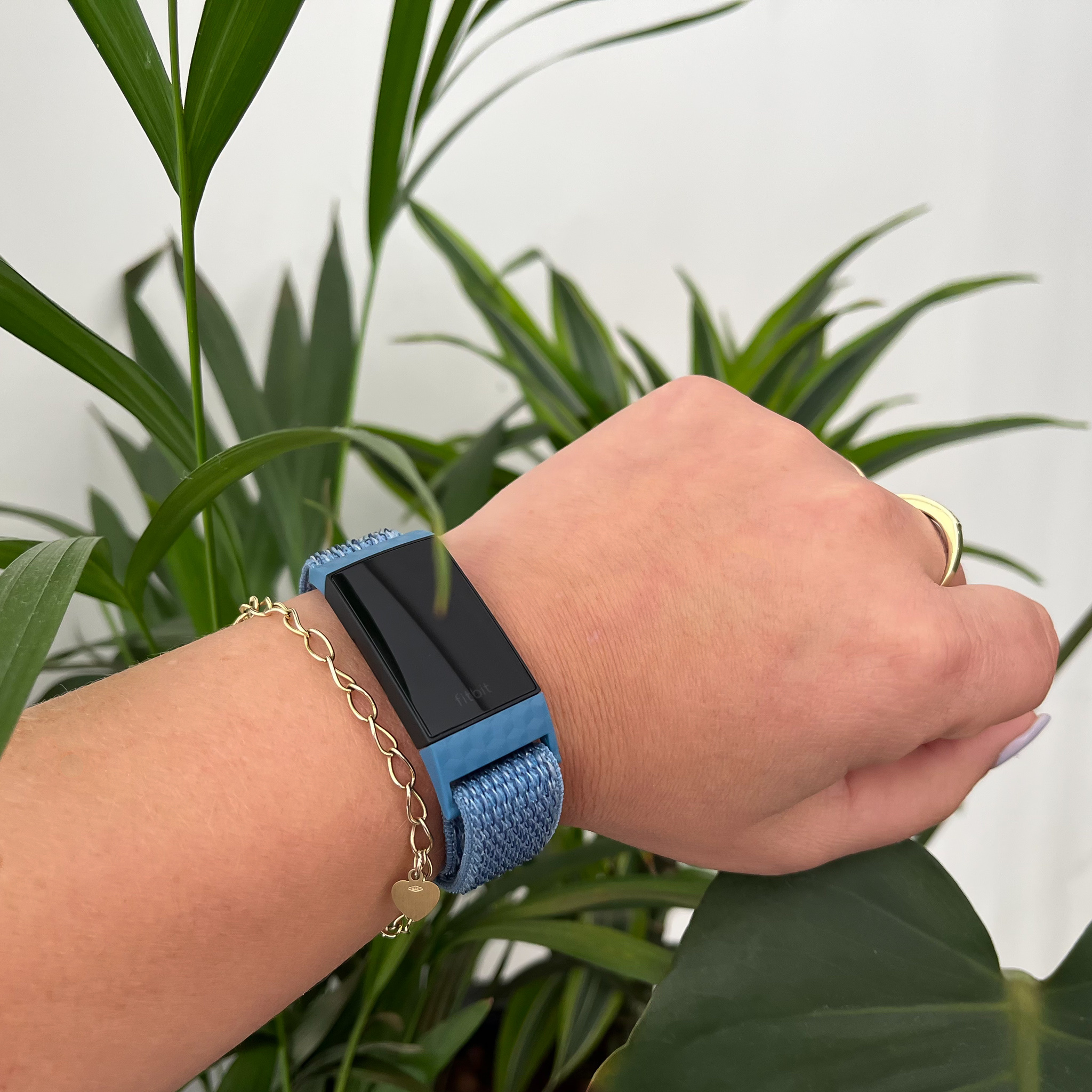 Fitbit Charge 3 &Amp; 4 Nylon Strap - Cape Blue