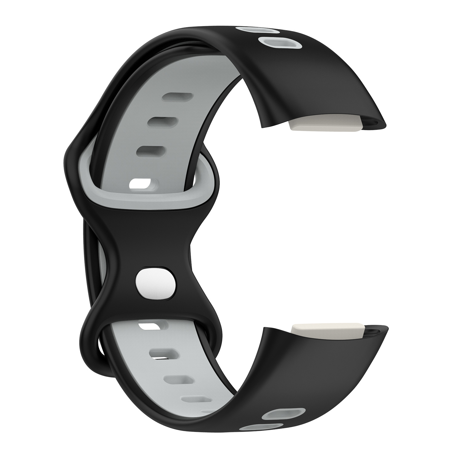 Fitbit Charge 5 Double Sport Strap - Black Grey