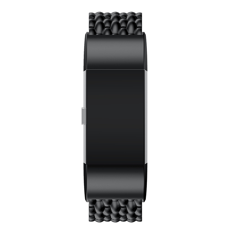 Fitbit Charge 2 Dragon Steel Link Strap - Black