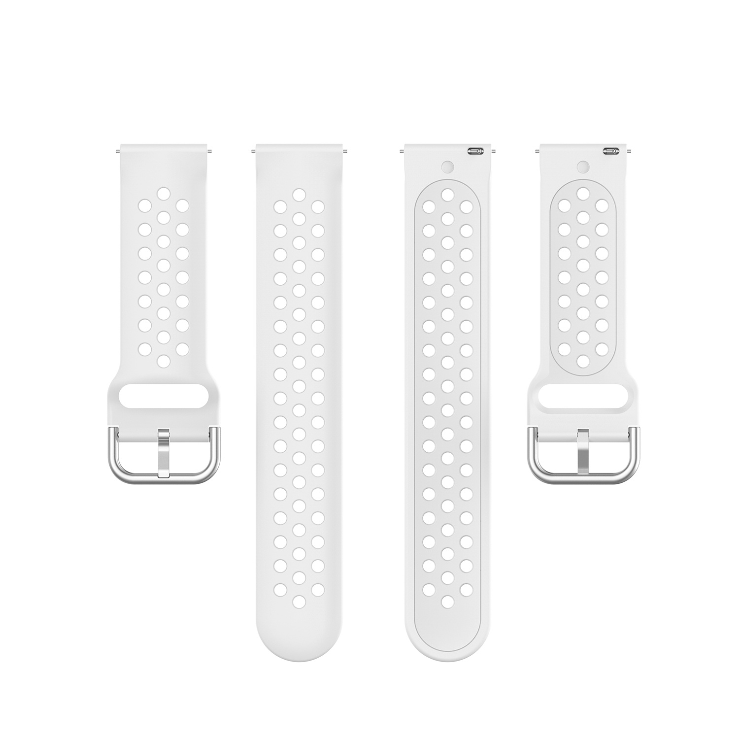 Garmin Vivoactive / Vivomove Sport Double Buckle Strap - White